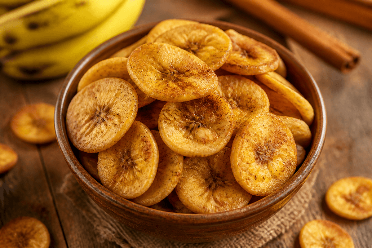 Air Fryer Banana Chips