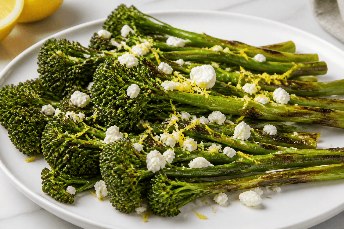 Air Fryer Broccolini