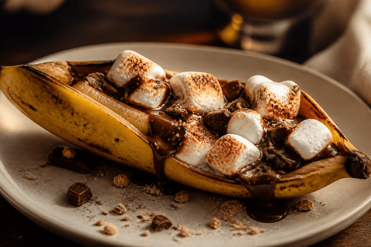 Air Fryer Banana Boats