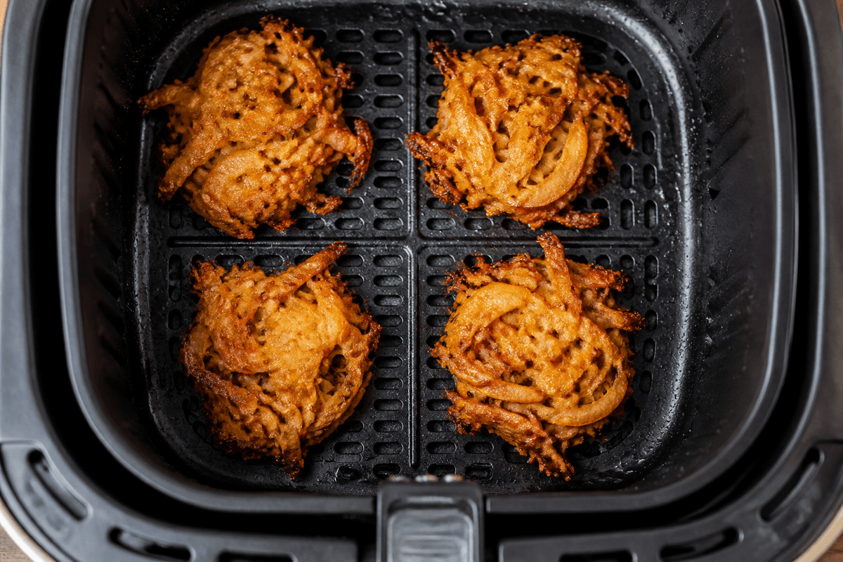 Onion bhajis in the air fryer