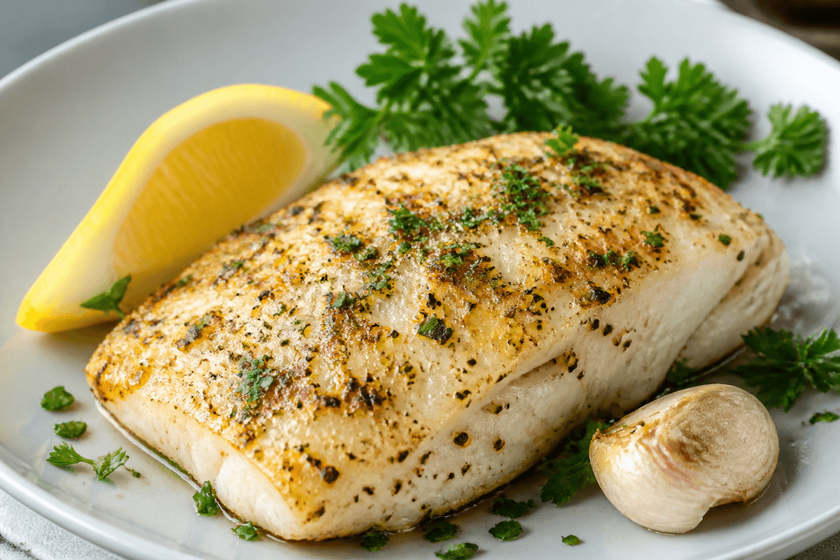 Air Fryer White Fish with Garlic and Lemon Pepper