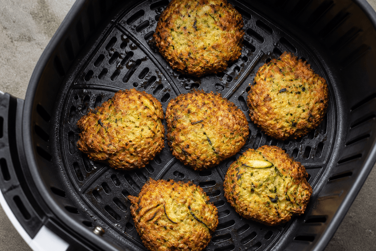 Zucchini fritters in the air fryer