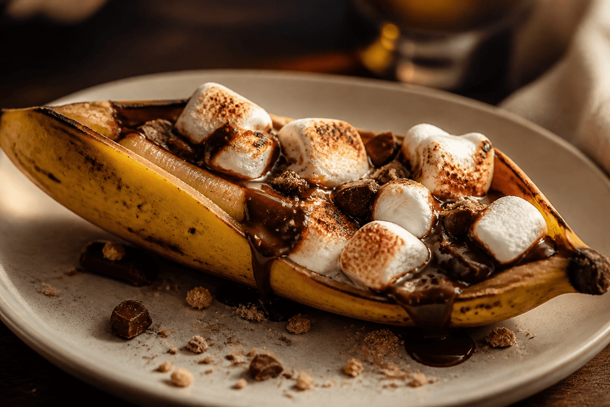 Air Fryer Banana Boats