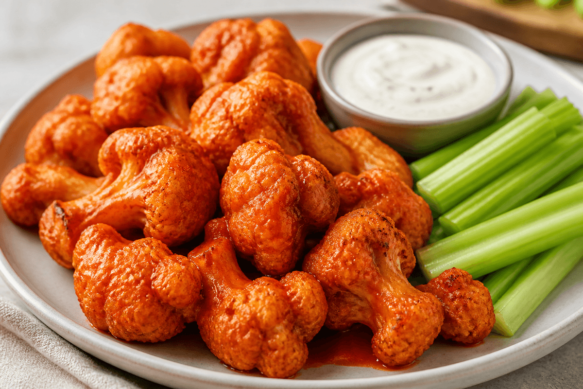 Air Fryer Cauliflower Wings