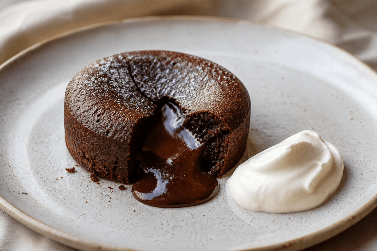 Air Fryer Chocolate Fondants