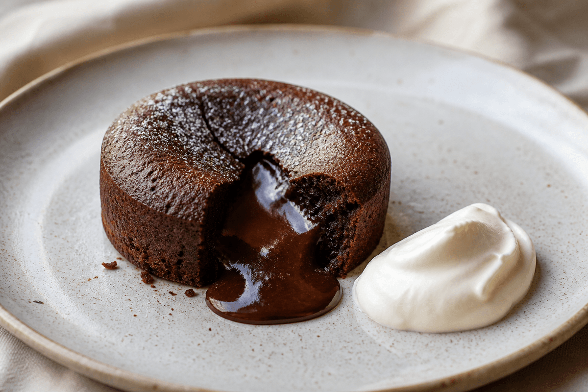 Air Fryer Chocolate Fondants