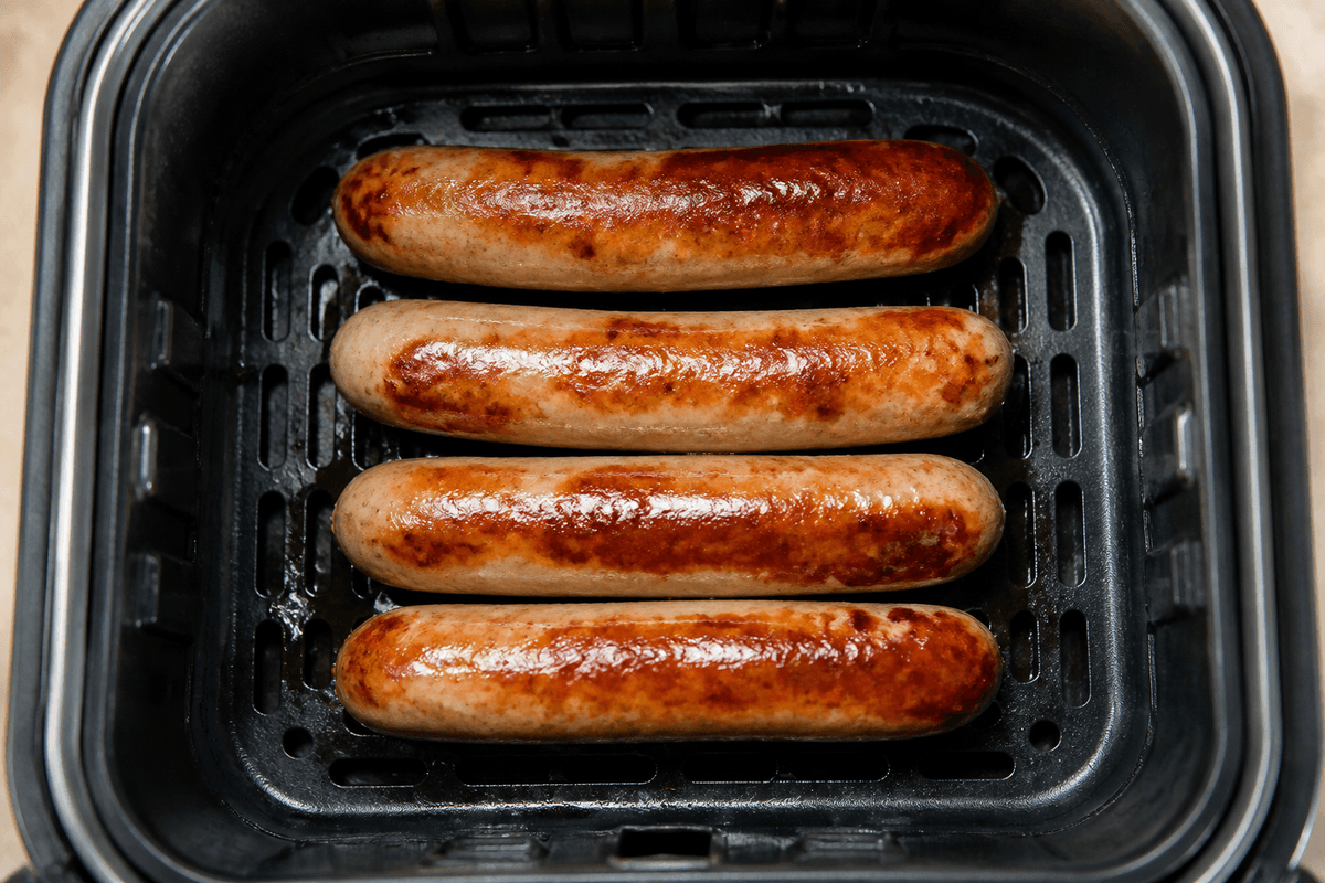 Bratwurst in the air fryer