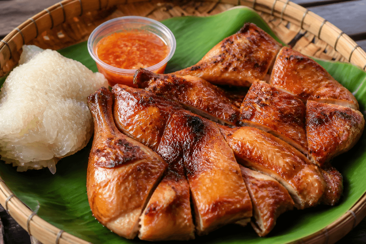 Air Fryer Thai Gai Yang Chicken