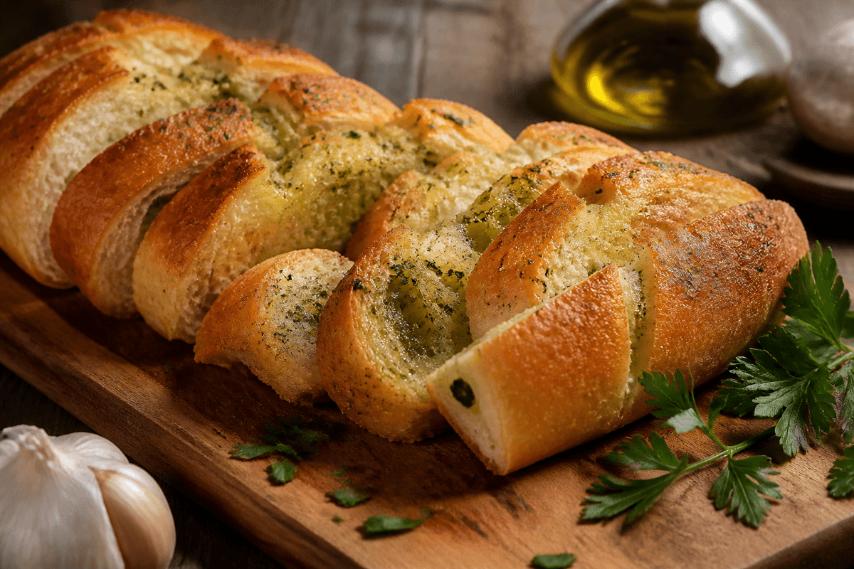 Air Fryer Garlic Bread