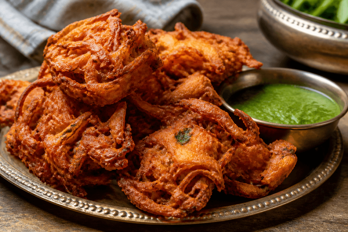 Air Fryer Onion Bhajis