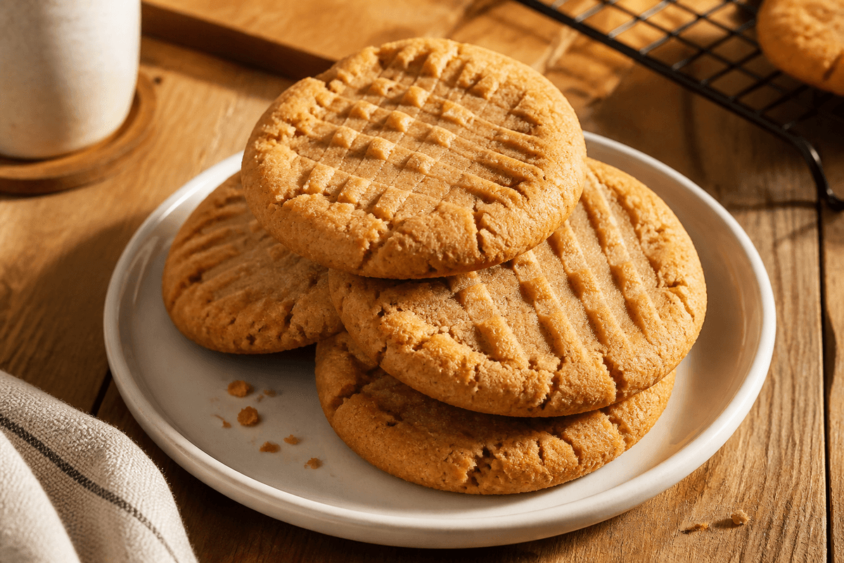 Air Fryer Peanut Butter Cookies