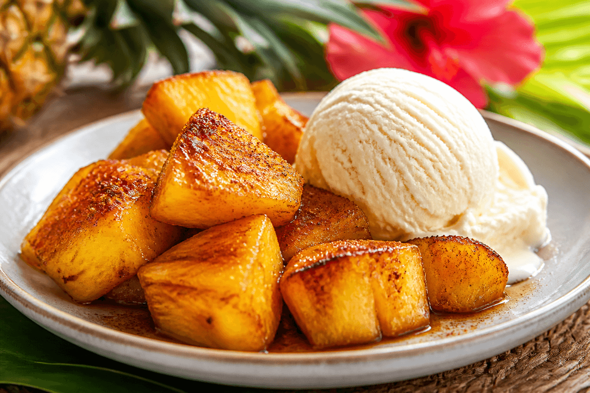 Air Fryer Pineapple With Cinnamon