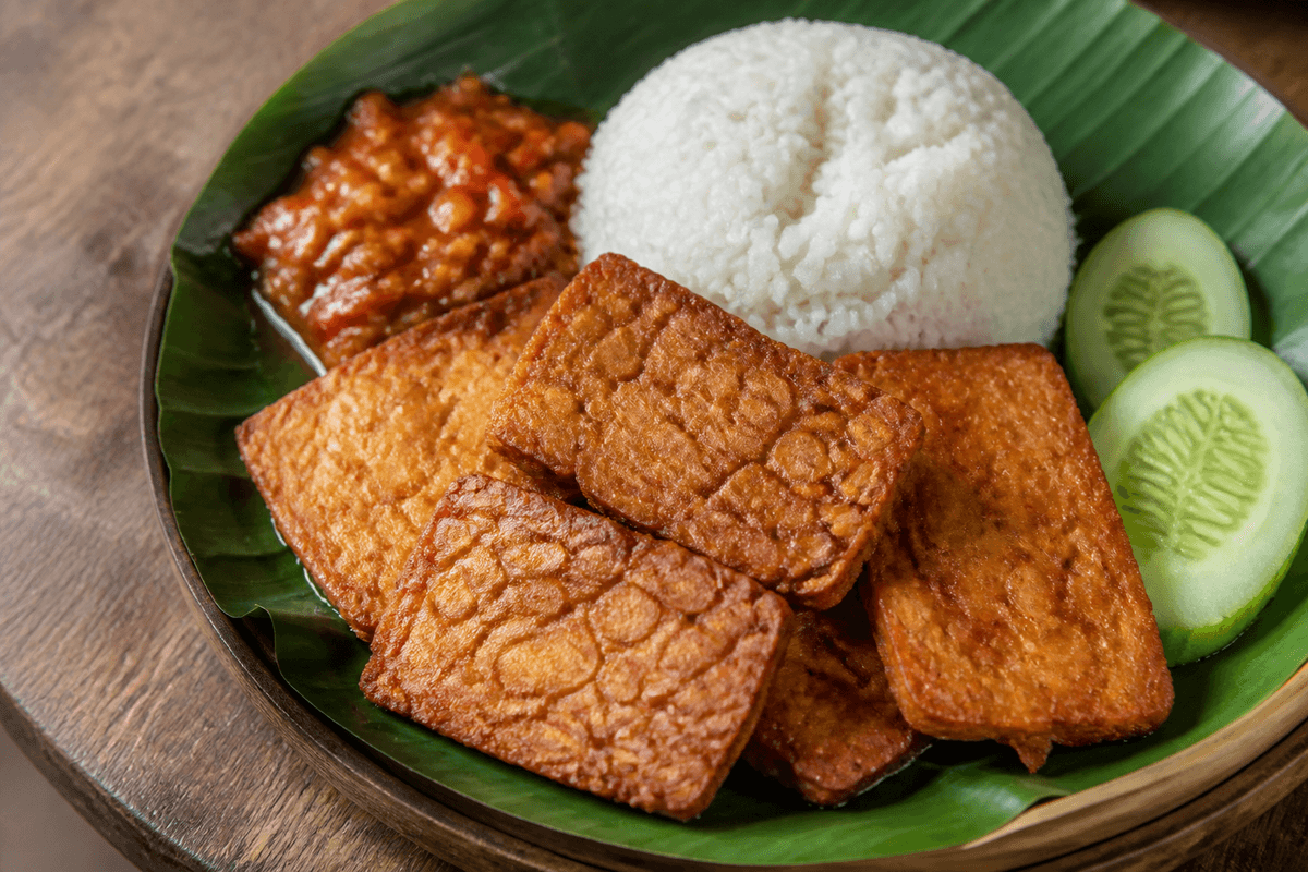 Air Fryer Indonesian Tempeh Goreng
